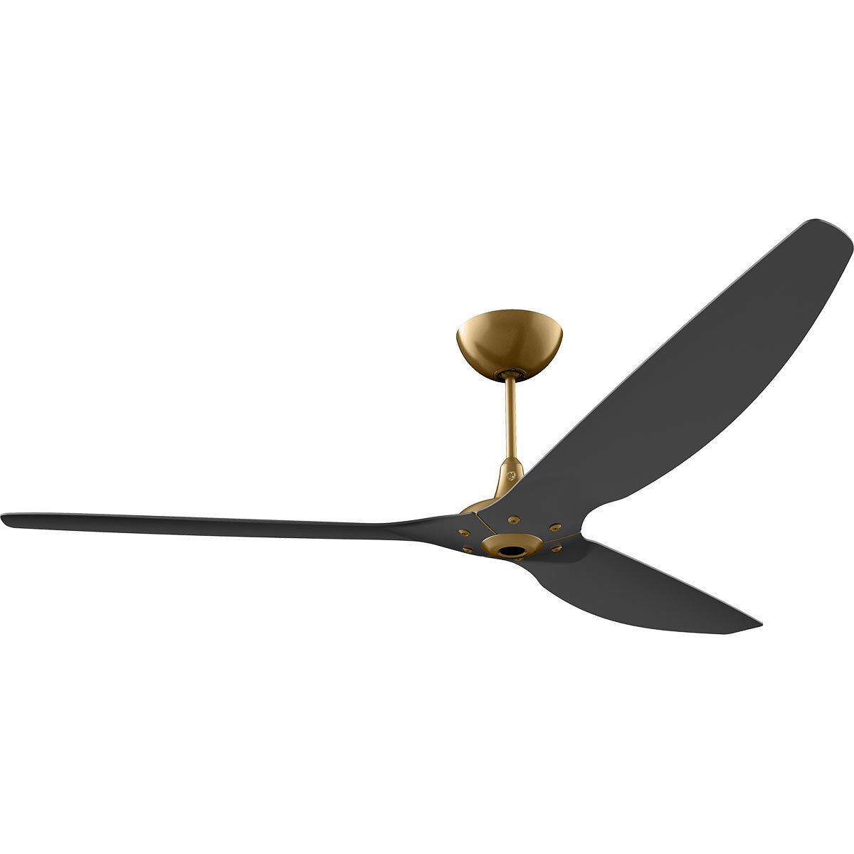 Haiku 84 inch Good as Gold with Black Blades Ceiling Fan