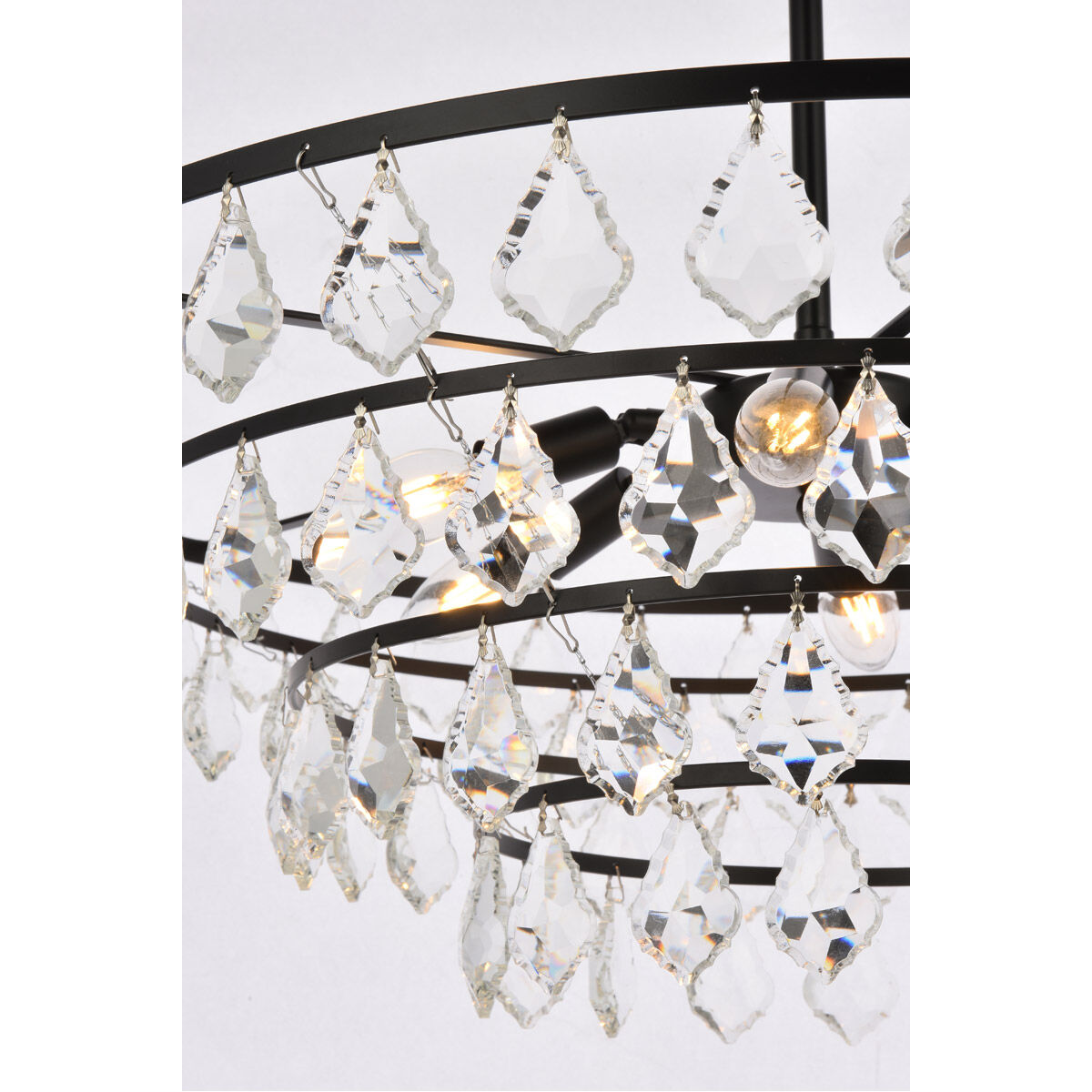 Ella 6 Light 28 inch Black Pendant Ceiling Light