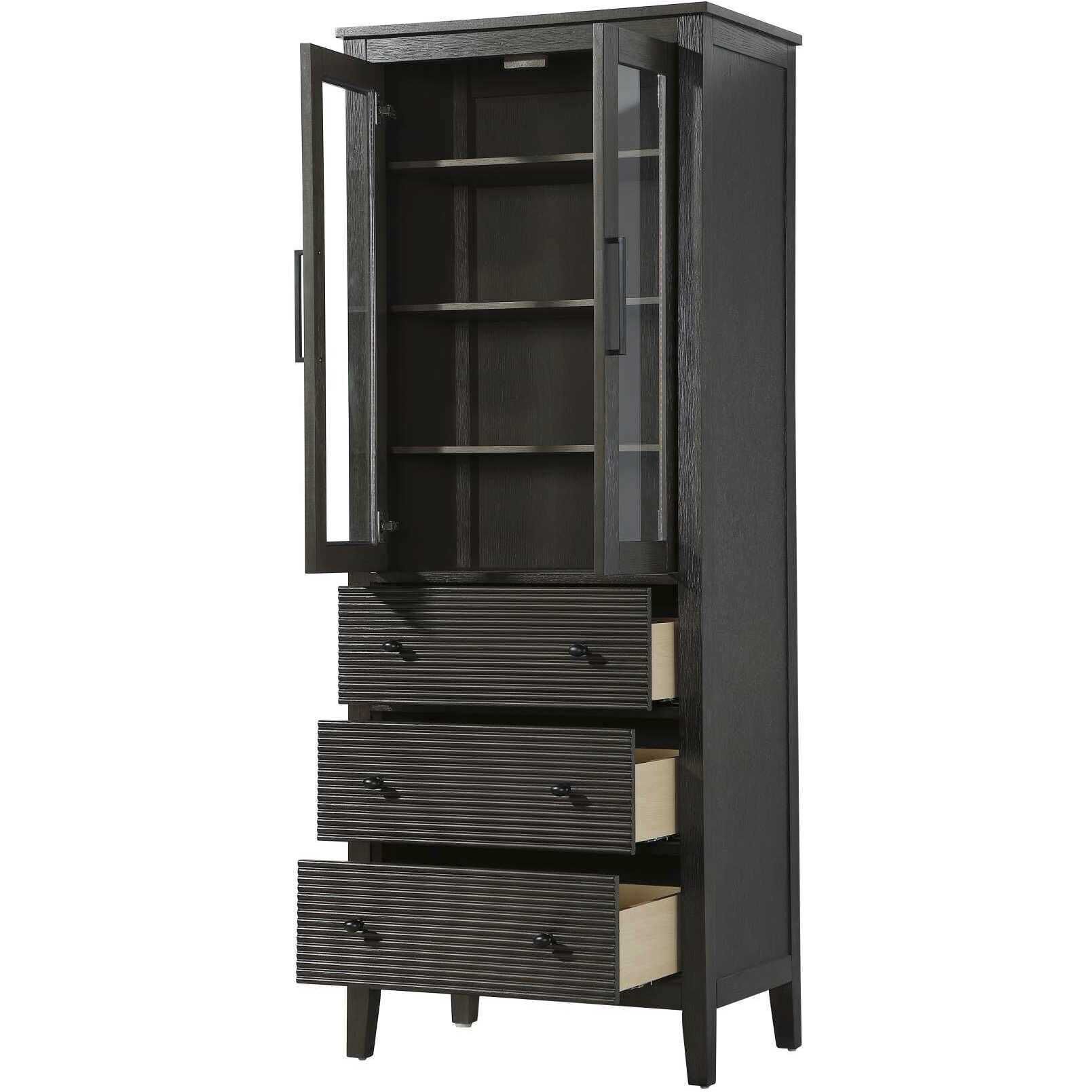 Blakely Chocolate Oak Bathroom Storage Cabinet