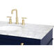 Park Avenue 42 X 22 X 35 inch Blue Vanity Sink Set