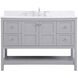 Theo 48 X 22 X 34 inch Gray Vanity Sink Set