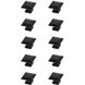 Cecil Matte Black Hardware Cabinet Knob, Set of 10