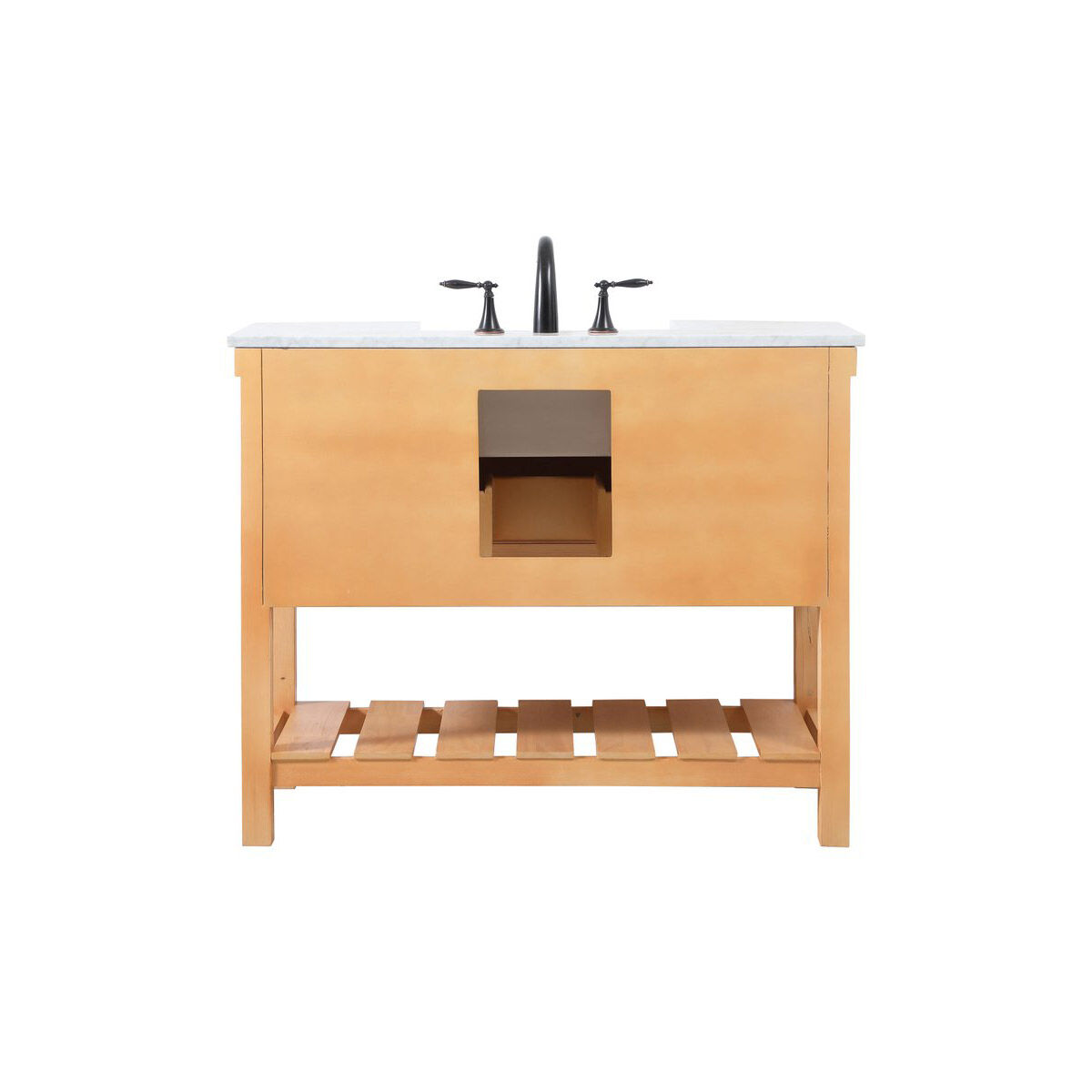 Clement 42 X 22 X 34 inch Natural Wood Bathroom Vanity Cabinet