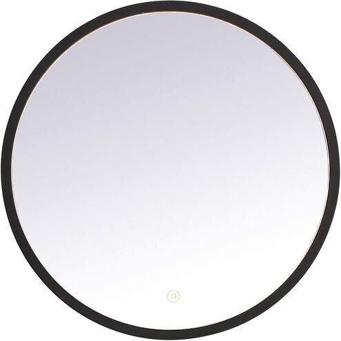 Pier 21 X 21 inch Black LED Mirror
