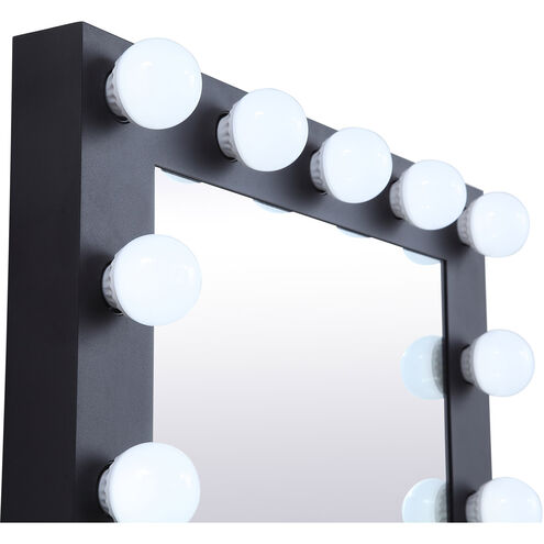 Brenda 32 X 24 inch Black Lighted Wall Mirror