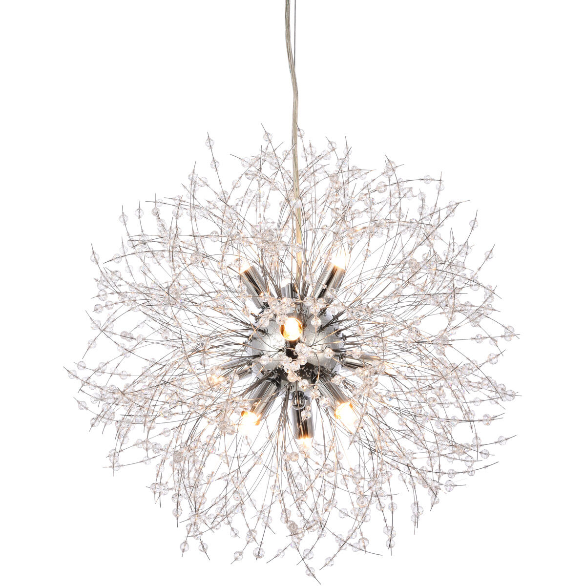Solace 9 Light 18 inch Chrome Pendant Ceiling Light