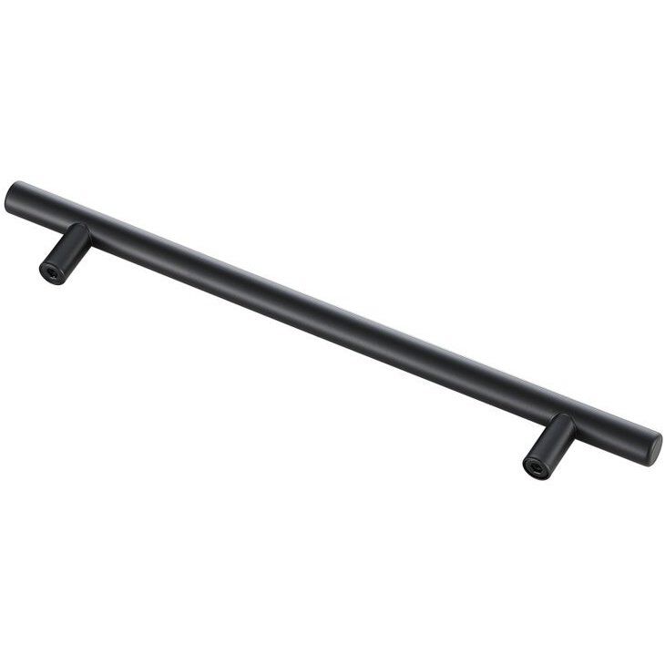 Quinn Matte Black Hardware Drawer Pull in 7-9/16in Center to Center Bar, Set of 10