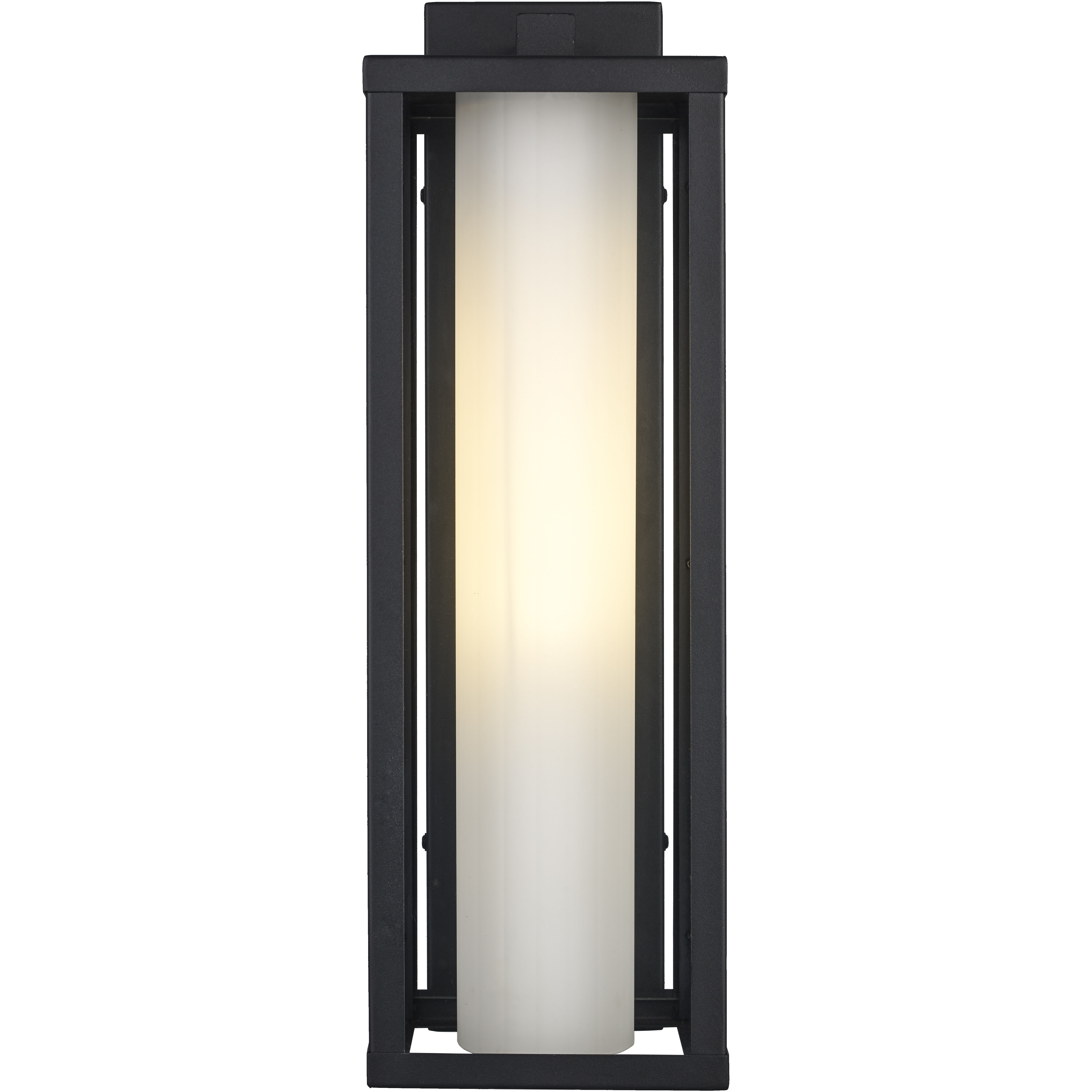 Adler 1 Light 19 inch Black Outdoor Wall Light