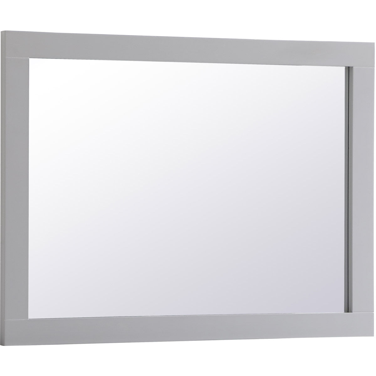 Aqua 32 X 24 inch Grey Wall Mirror in Gray