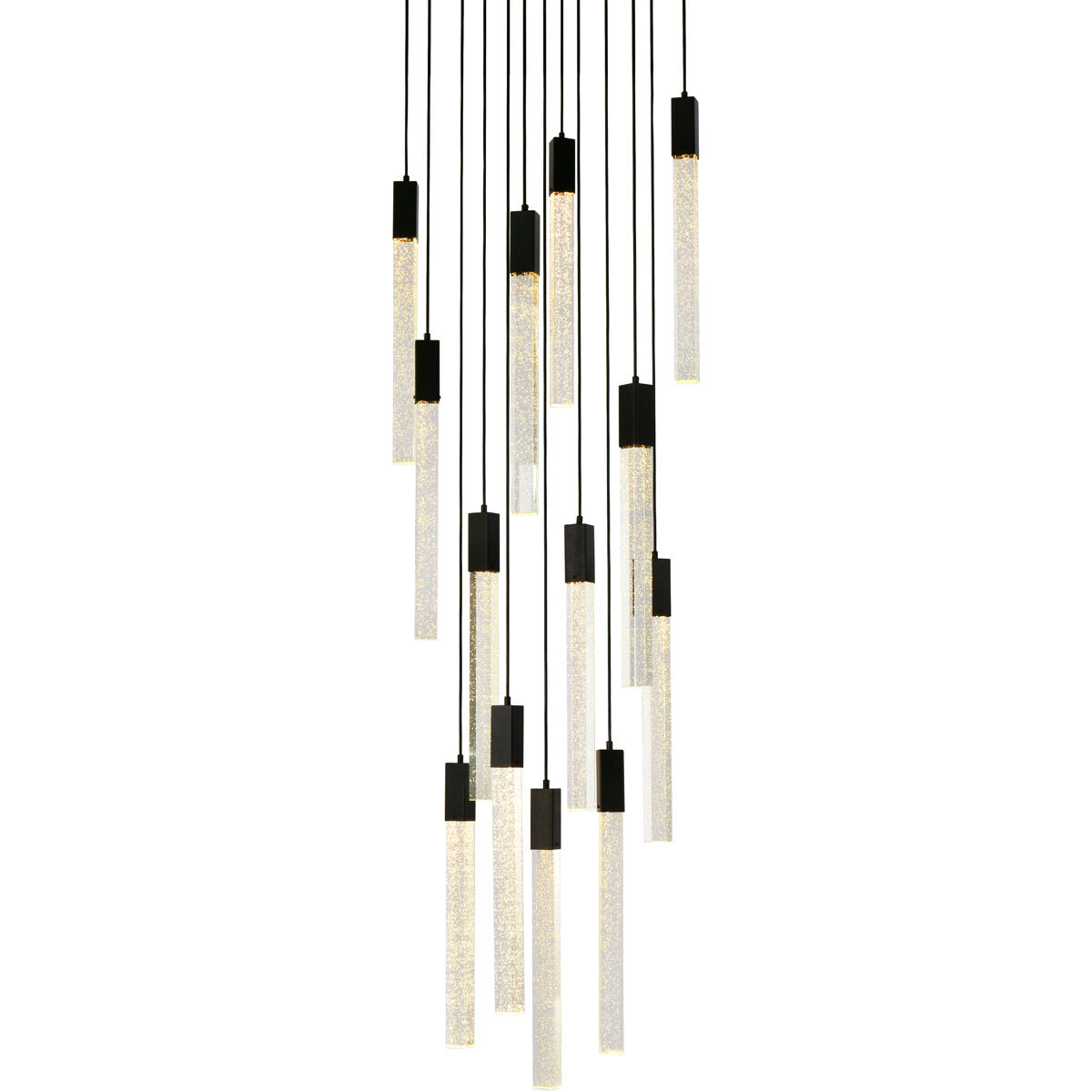 Weston 13 Light 30 inch Black Pendant Ceiling Light