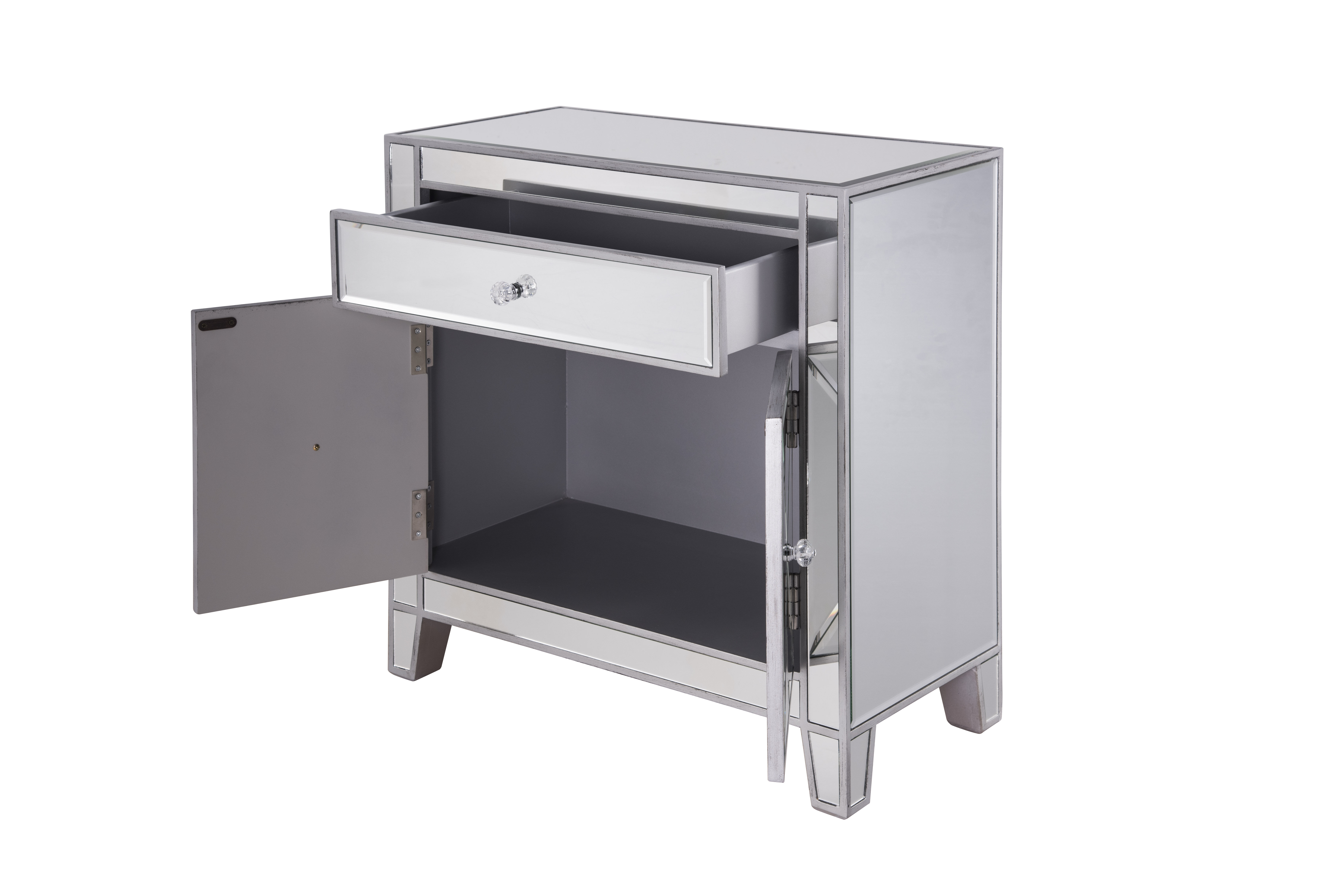 Contempo Silver Cabinet