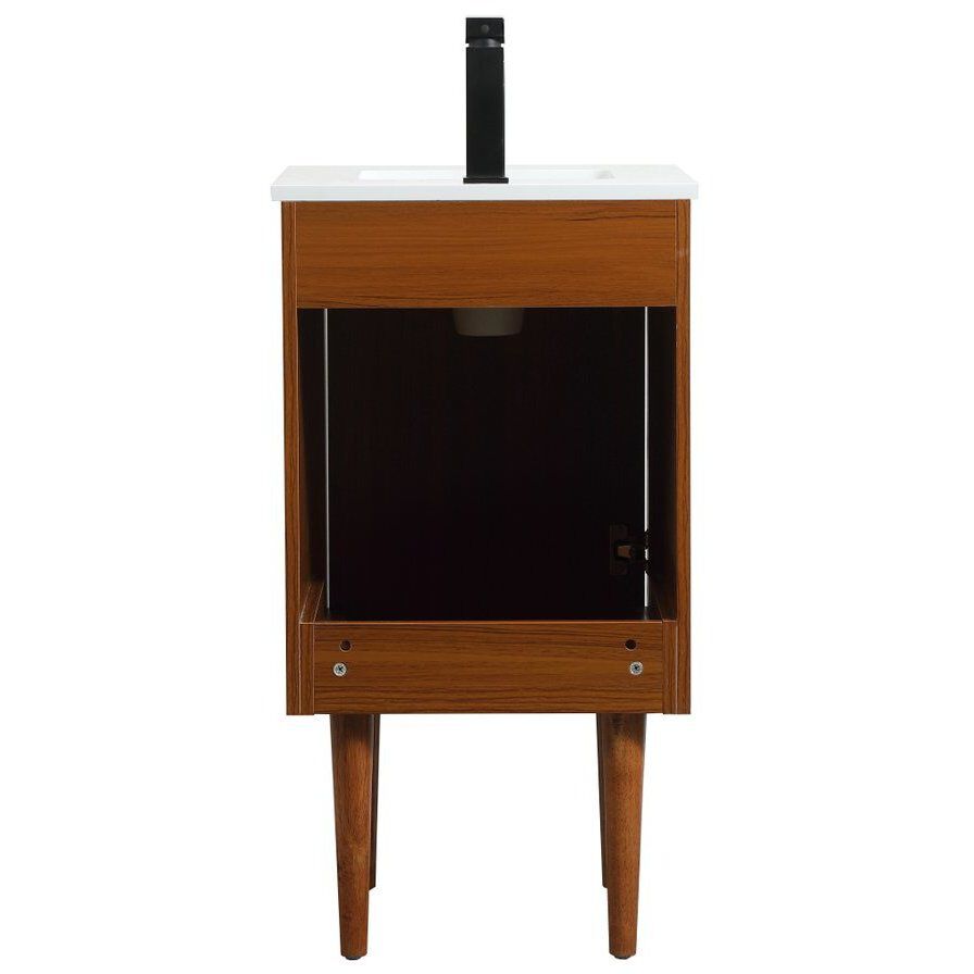 Cyrus 19 X 18 X 33.5 inch Teak Vanity Sink Set