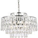Mila 5 Light 20 inch Chrome Pendant Ceiling Light