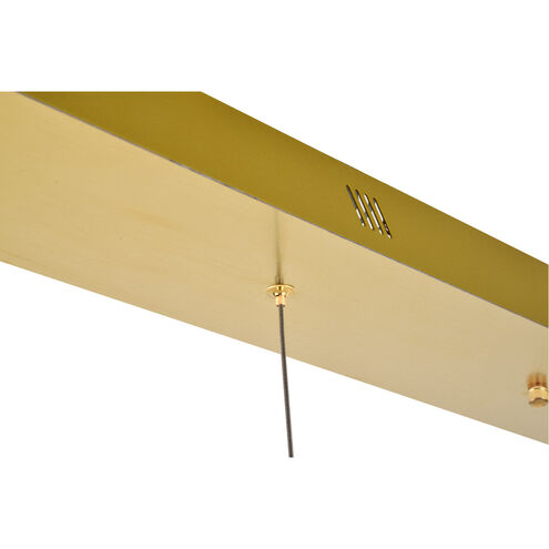 Polaris LED 5 inch Gold Pendant Ceiling Light