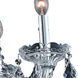 Verona 5 Light 21 inch Chrome Dining Chandelier Ceiling Light in Clear, Royal Cut