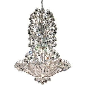Sirius 22 Light 28 inch Chrome Dining Chandelier Ceiling Light in Royal Cut