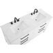Karson 60 X 34 inch White Bathroom Vanity Cabinet