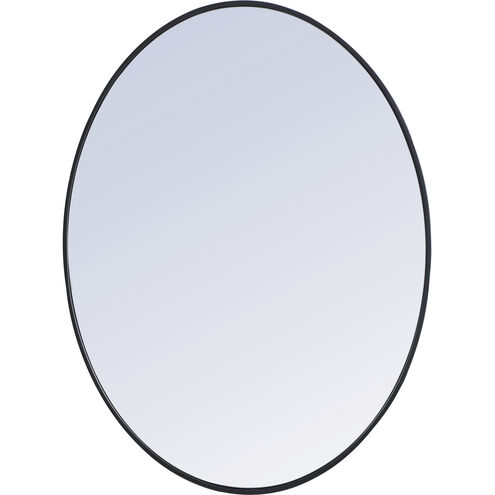 Eternity 40 X 30 inch Black Wall Mirror