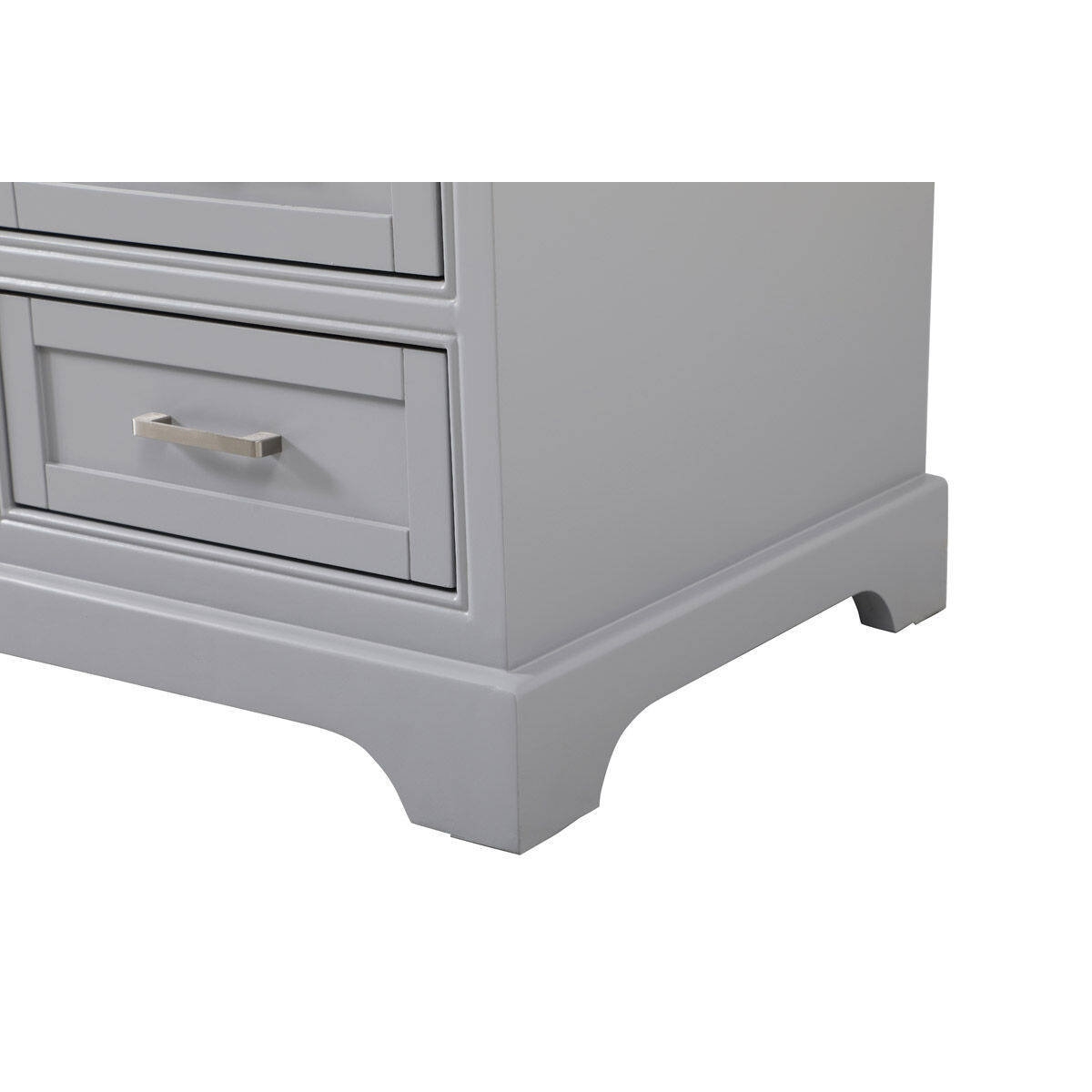 Americana 60 X 21.5 X 35 inch Grey Vanity Sink Set in Gray