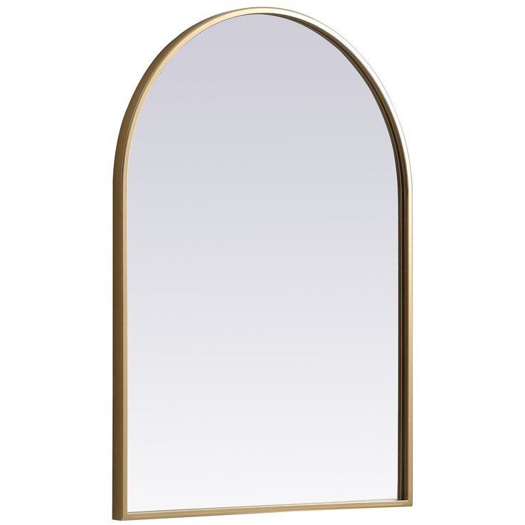 Ayra 30 X 22 inch Brass Mirror