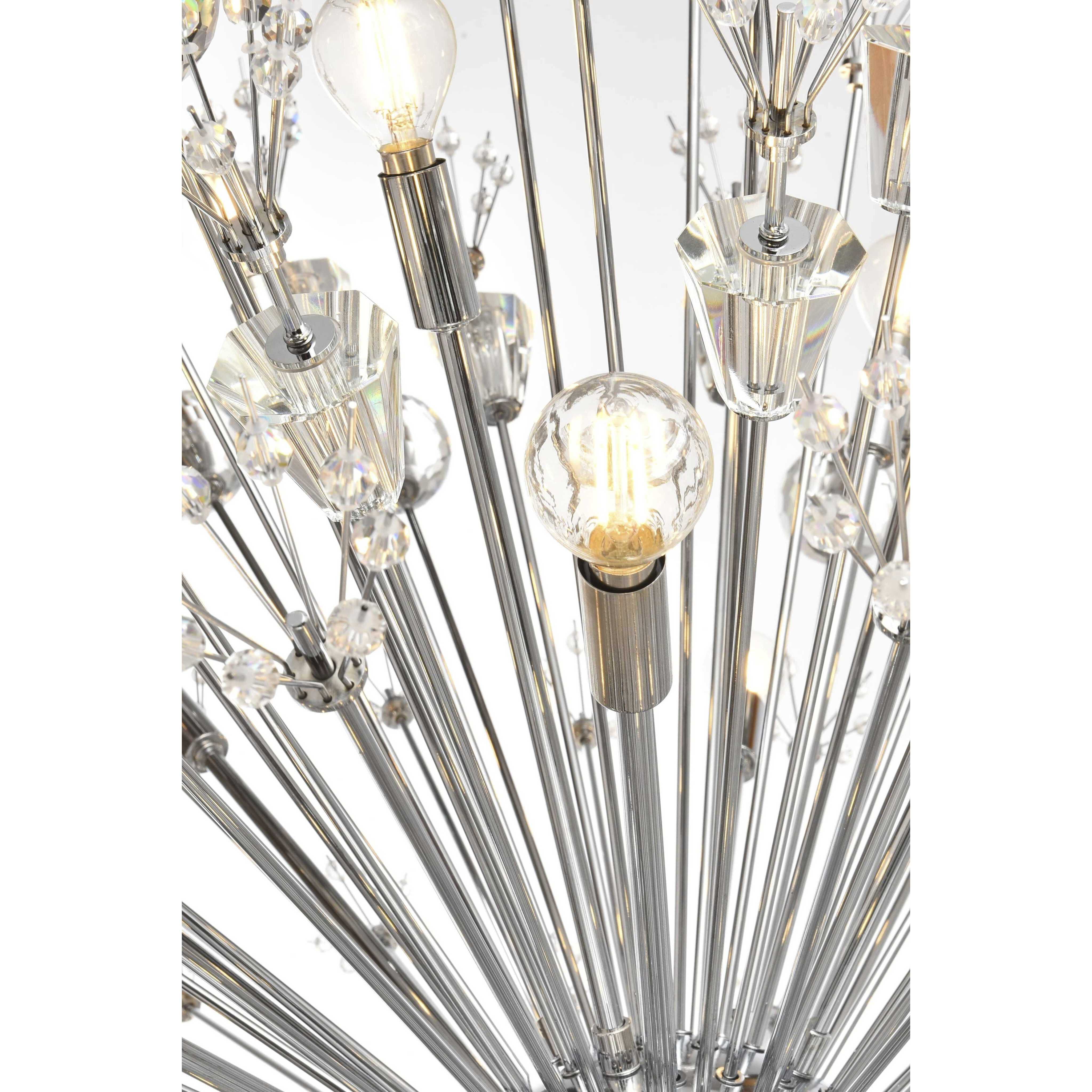 Vera 32 Light 44 inch Chrome Pendant Ceiling Light