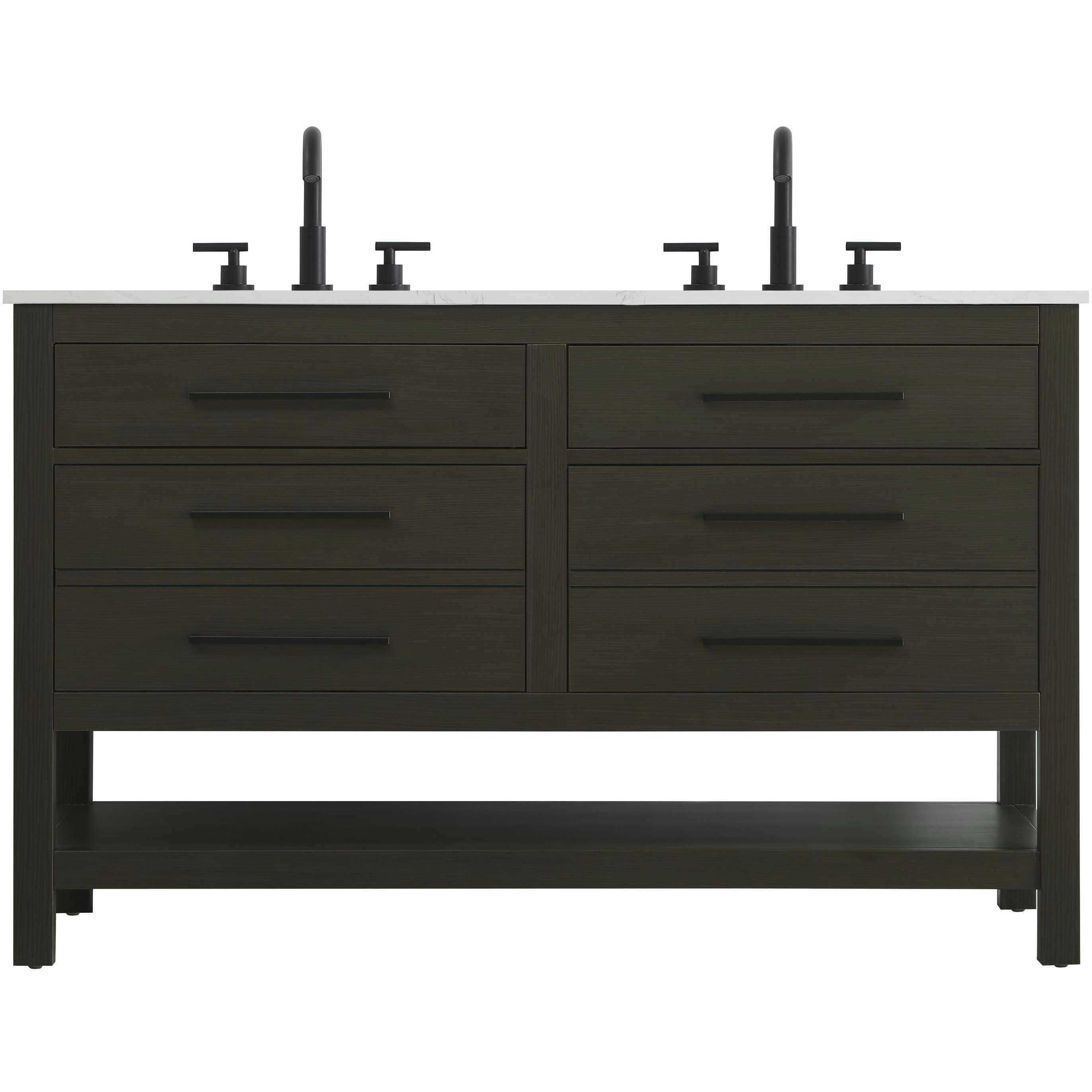 Karson 54 X 34 inch Mocha Brown Bathroom Vanity Cabinet in 2