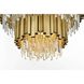 Willow 8 Light 24 inch Satin Gold Chandelier Ceiling Light