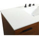 Baldwin 48 X 22 X 34 inch Teak Vanity Sink Set