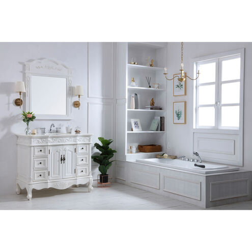 Oakland 42 X 22 X 36 inch Antique White Vanity Sink Set
