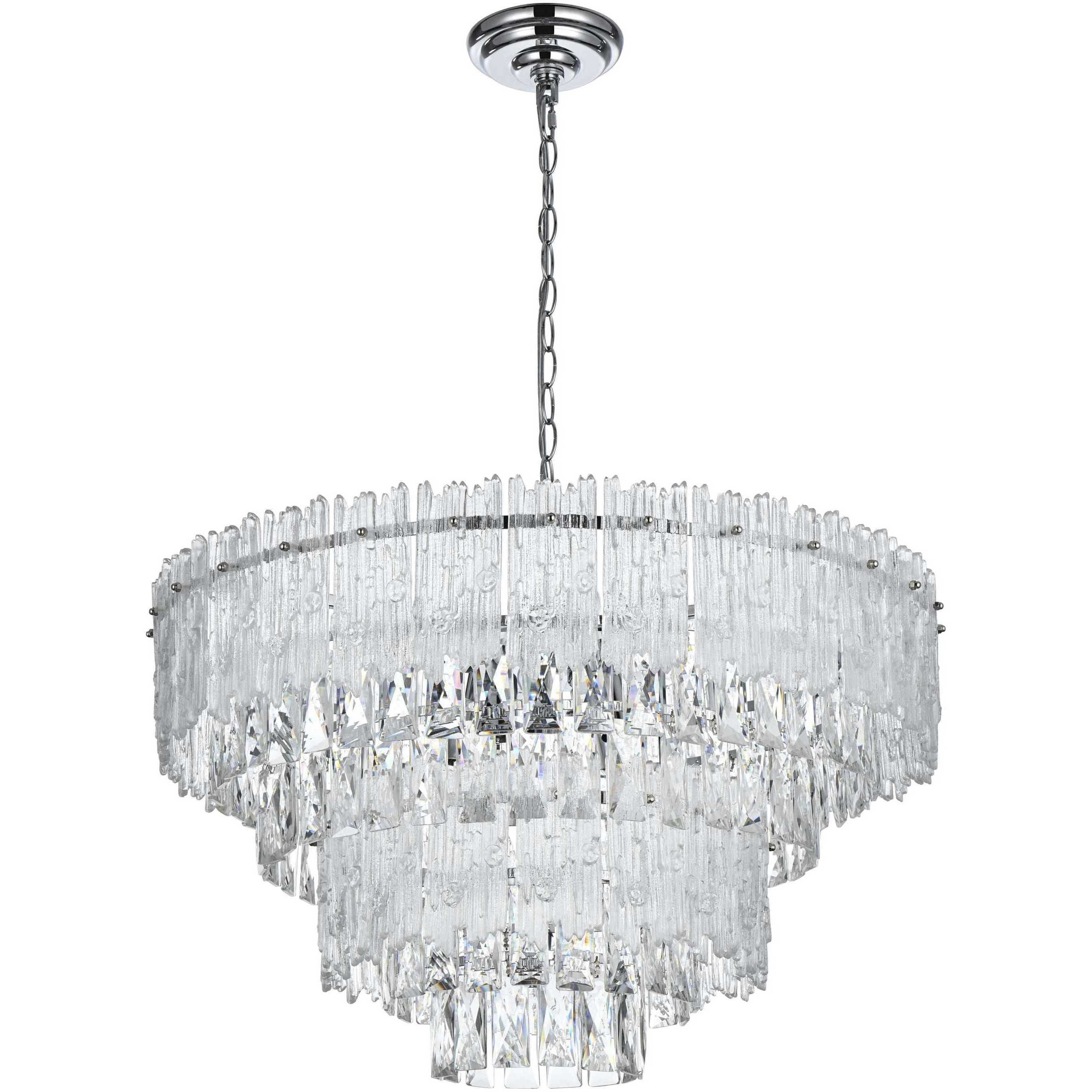 Emilia 8 Light 25 inch Chrome Chandelier Ceiling Light