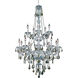 Verona 15 Light 33 inch Chrome Foyer Ceiling Light in Golden Teak, Royal Cut