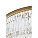 Sydney 58 Light 48 inch Satin Gold Chandelier Ceiling Light