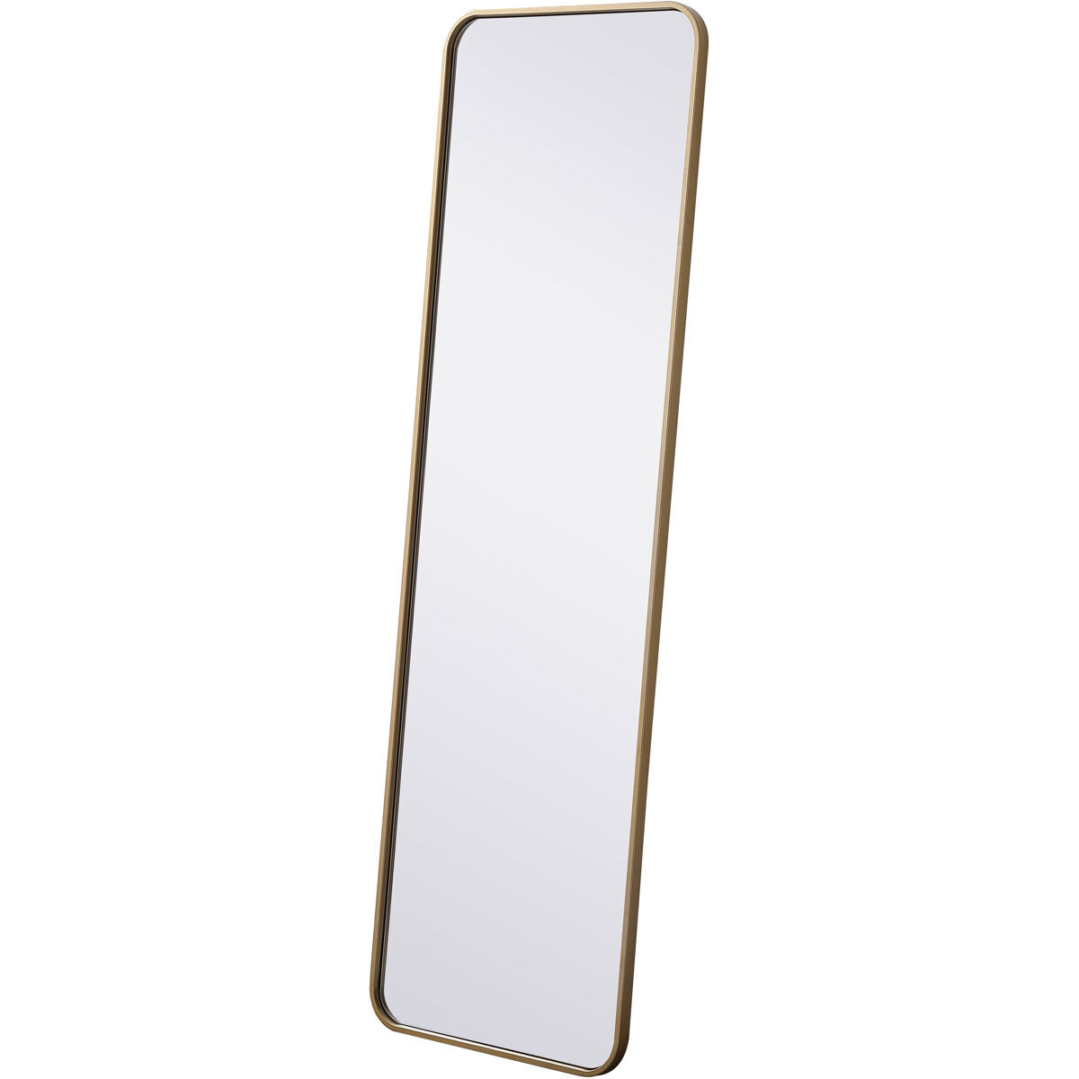Evermore 60 X 18 inch Brass Mirror