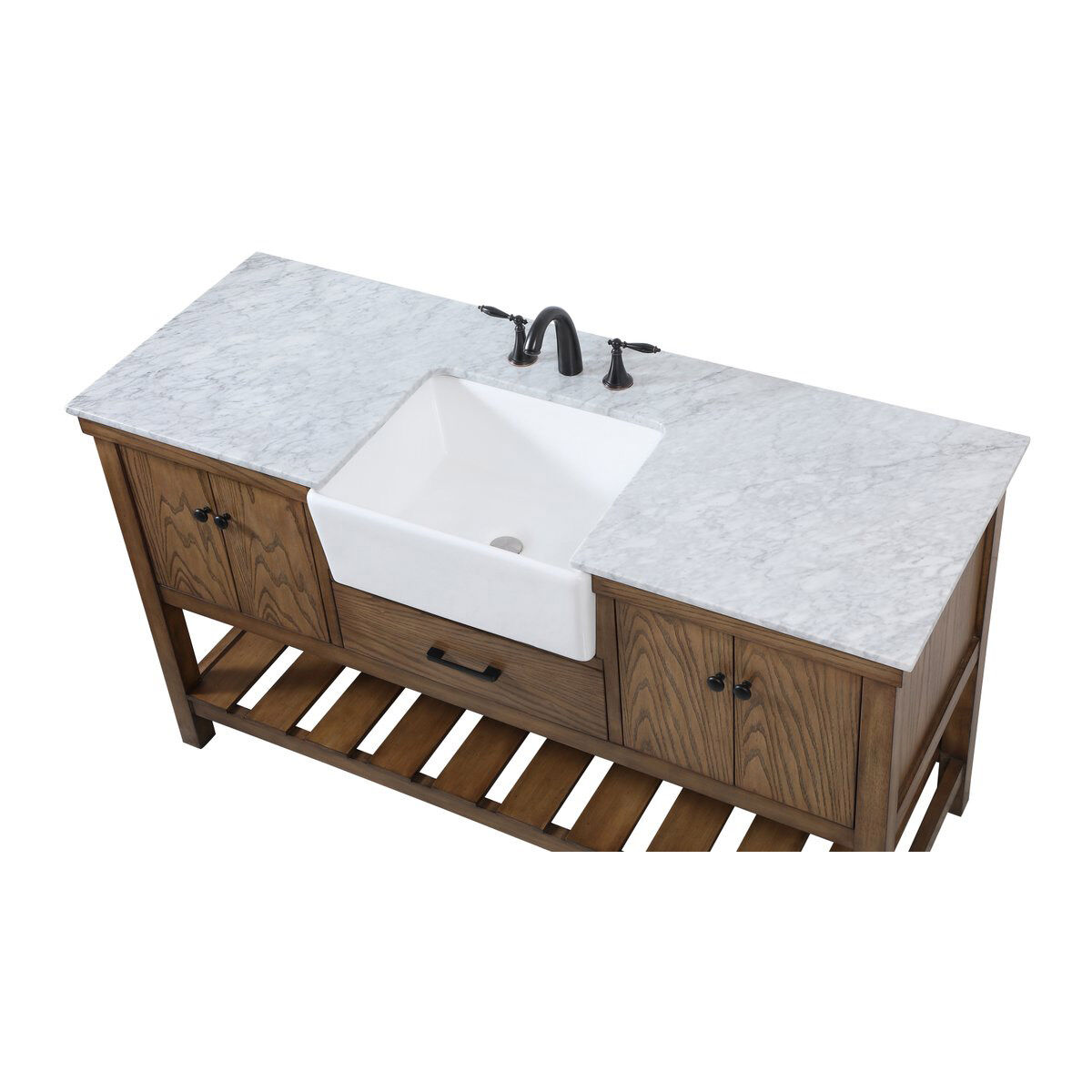 ●Twenty Two Vanity Art 60 in. W x 22 in D x 38 in. H Single Sink Bath