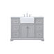 Franklin 48 X 22 X 35 inch Grey Bathroom Vanity Cabinet