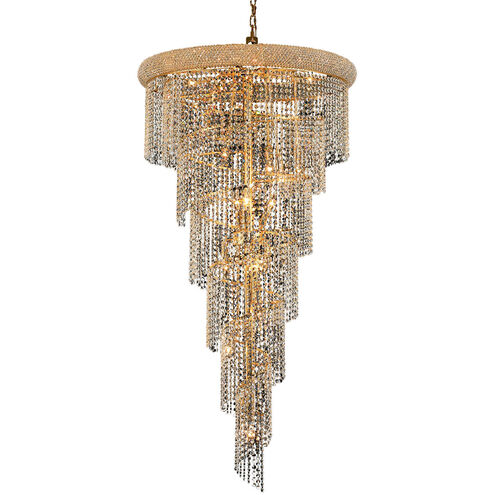 Spiral 22 Light 30.00 inch Foyer Pendant