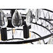 Mila 5 Light 18 inch Black Pendant Ceiling Light