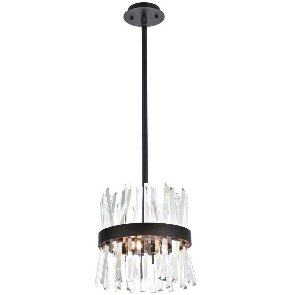 Serephina 6 Light 12 inch Black Pendant Ceiling Light