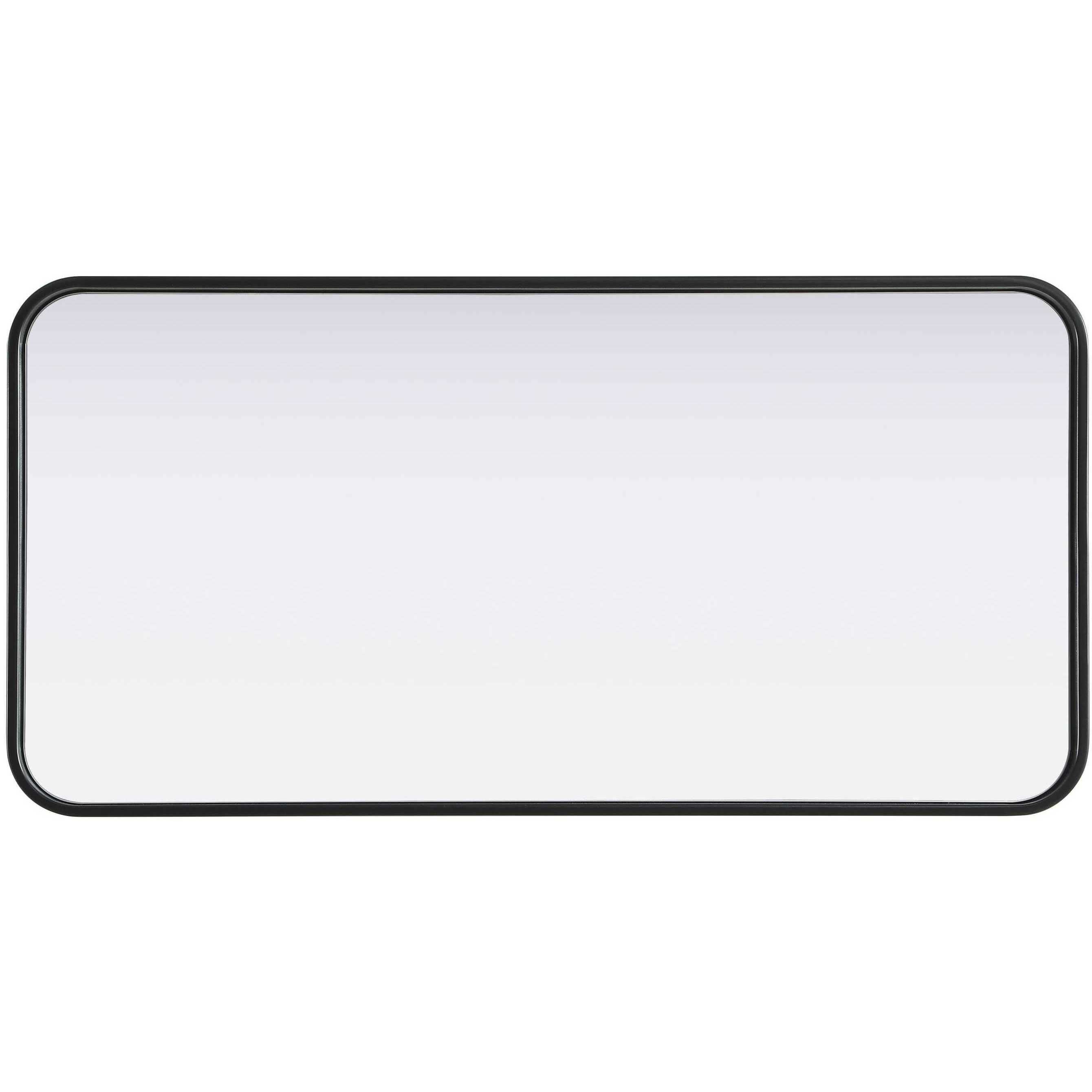 Remy 36 X 18 inch Black Mirror