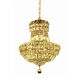 Tranquil 6 Light 14 inch Gold Pendant Ceiling Light in Royal Cut