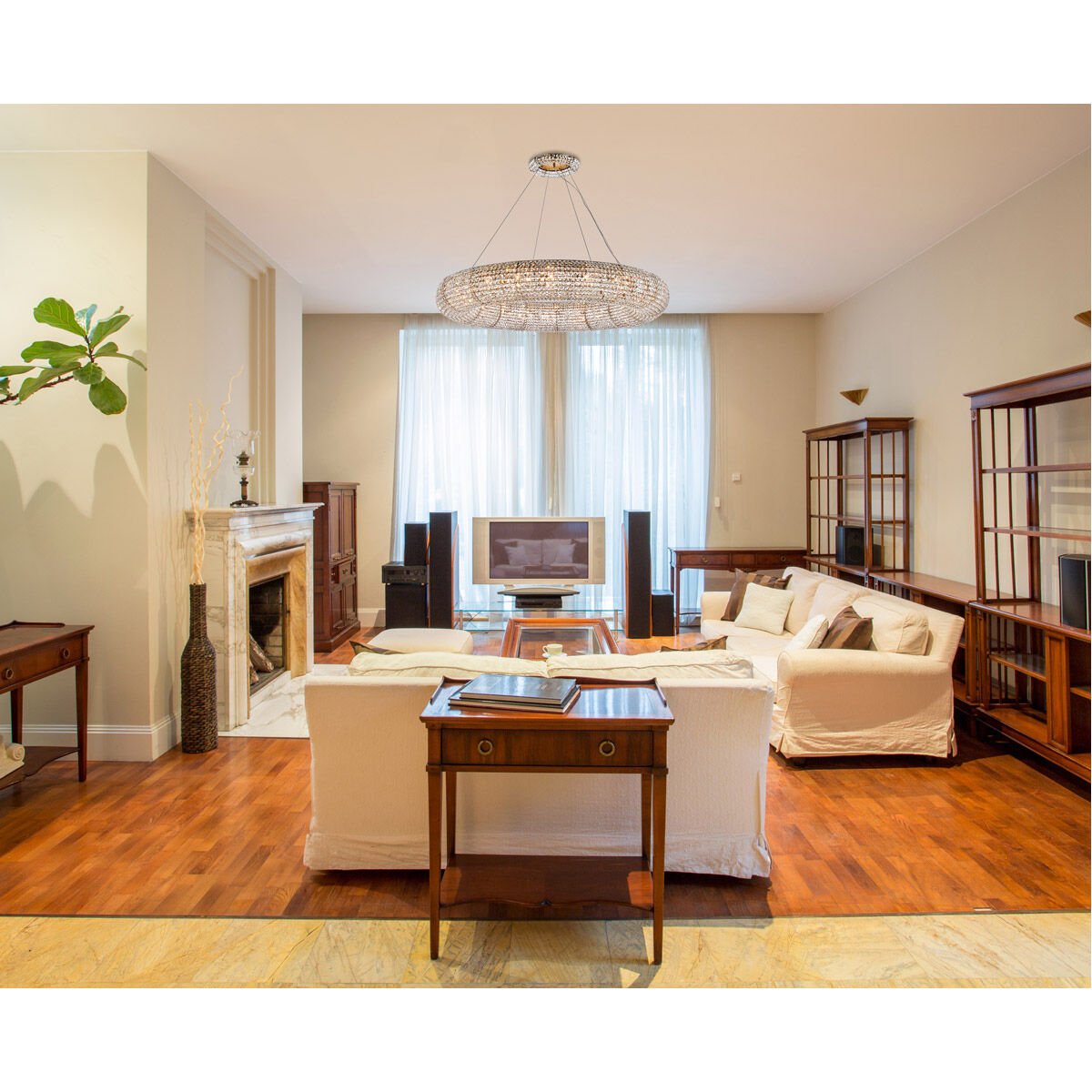 Paris 20 Light 52 inch Brass Chandelier Ceiling Light