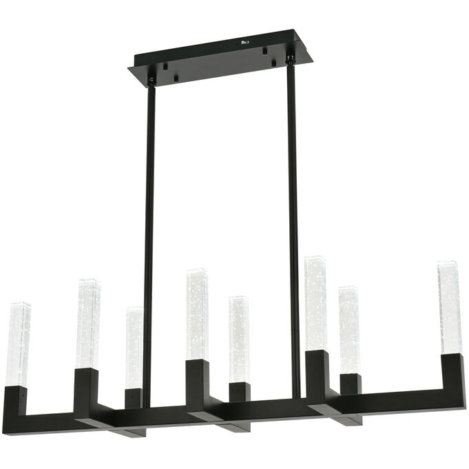 Noemi 8 Light 12 inch Black Pendant Ceiling Light