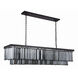 Sydney 12 Light 60 inch Matte Black Chandelier Ceiling Light in Silver Shade, Urban Classic