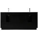 Hayes 72 X 22 X 35 inch Black Vanity Sink Set