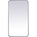 Evermore 36 X 20 inch Silver Mirror