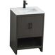 Ira 24 X 34 inch Mocha Brown Bathroom Vanity Cabinet