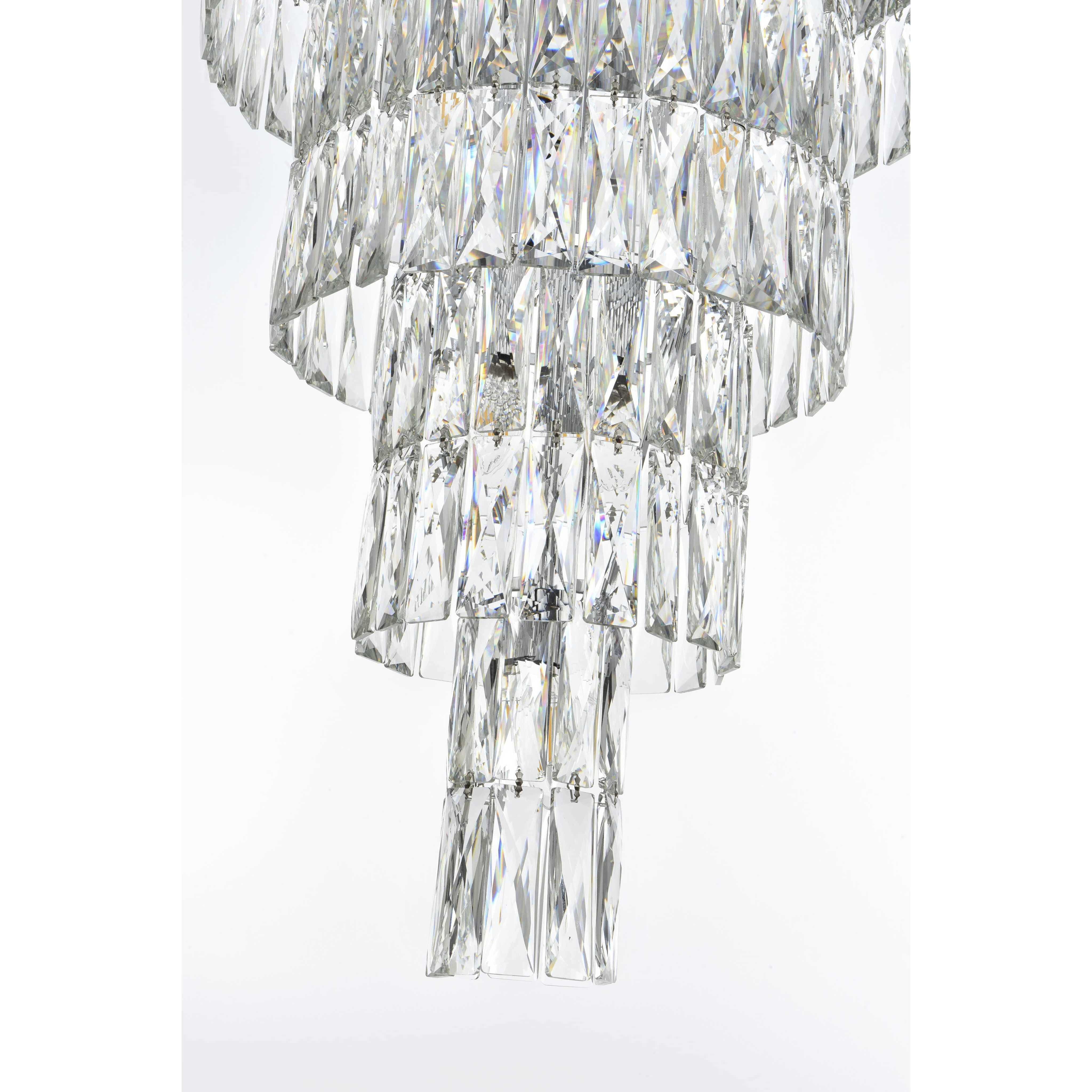 Josephine 41 Light 32 inch Chrome Chandelier Ceiling Light