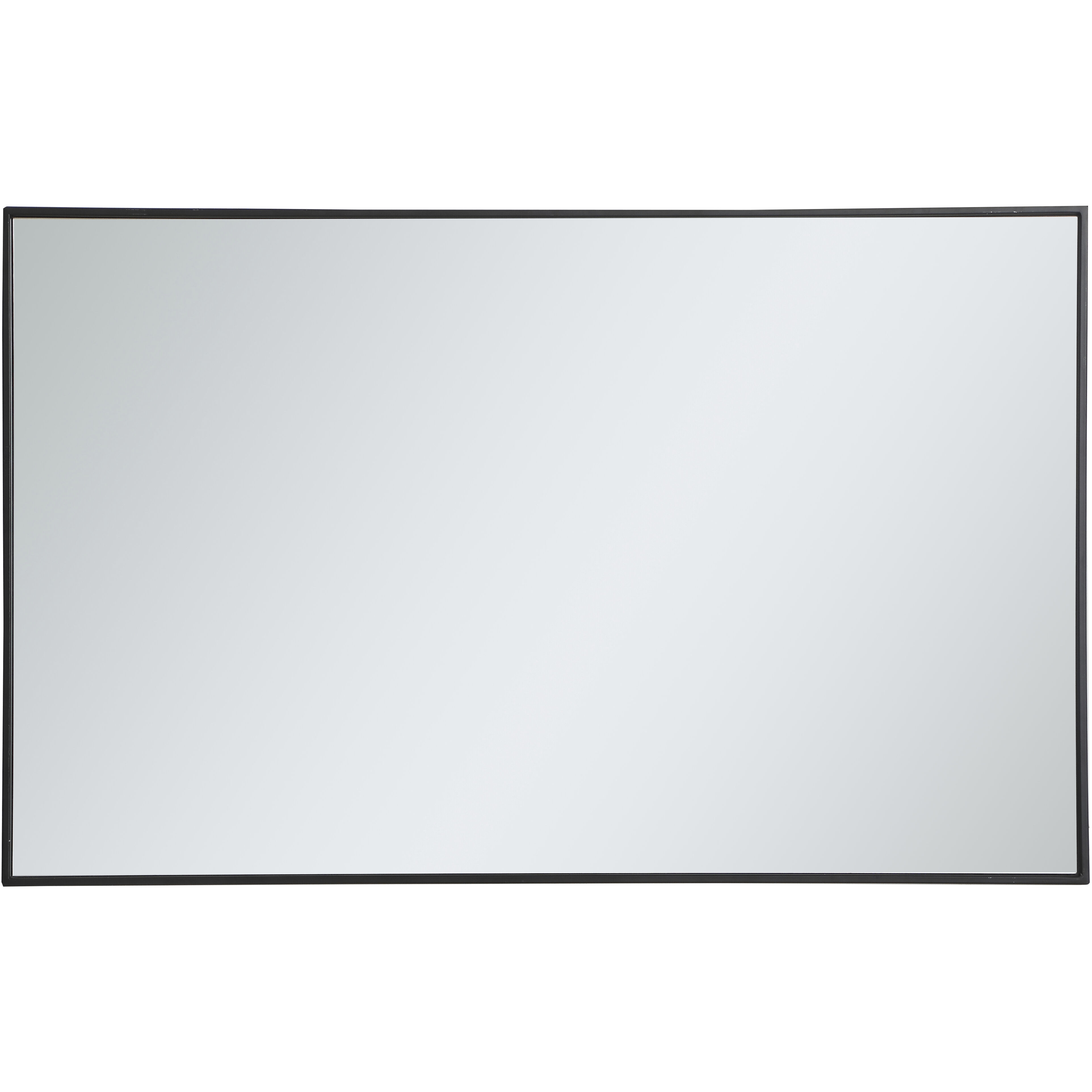 Monet 48 X 30 inch Black Wall Mirror