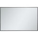 Monet 48 X 30 inch Black Wall Mirror