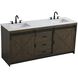 Austin 72 X 34 inch Expresso Bathroom Vanity Cabinet